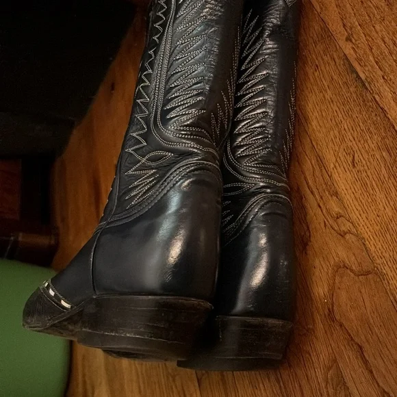 Vintage Blue Tony Lama Western Boots - Picture 3 of 8